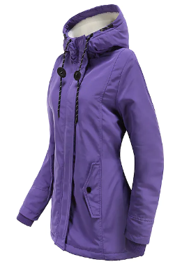 Women's Long Coat Windproof and Warm 3-in-1