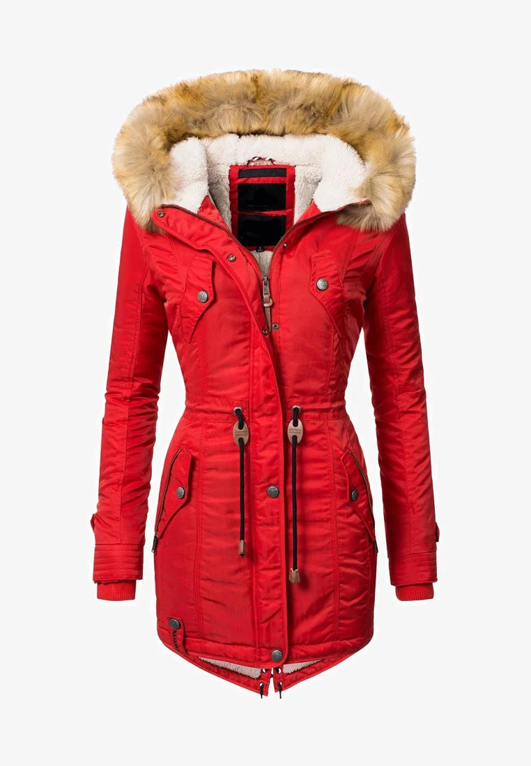 Women's padded parka coat Pink