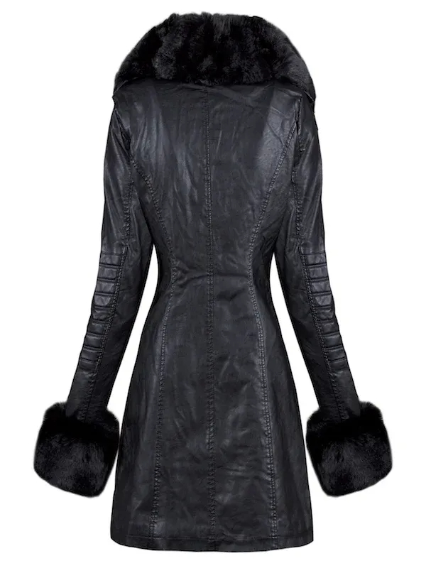 LEATHER JACKET TERRA black