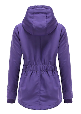 Women's Long Coat Windproof and Warm 3-in-1
