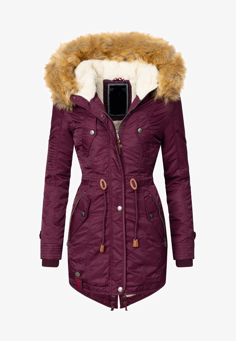 Women's padded parka coat Pink