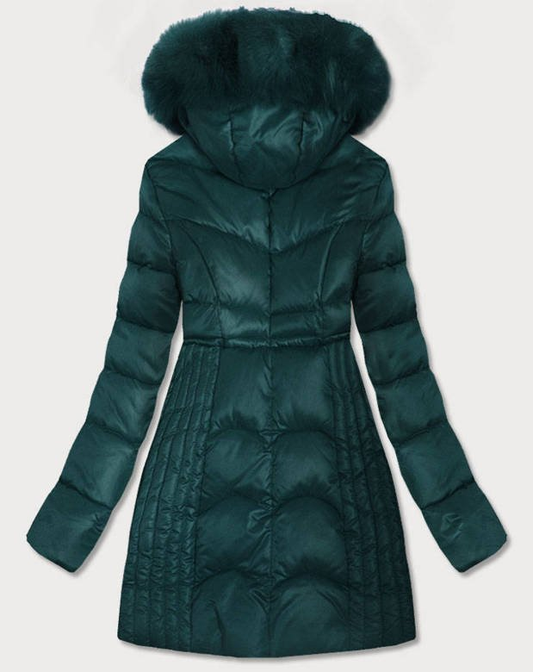 Dark green ladies winter jacket