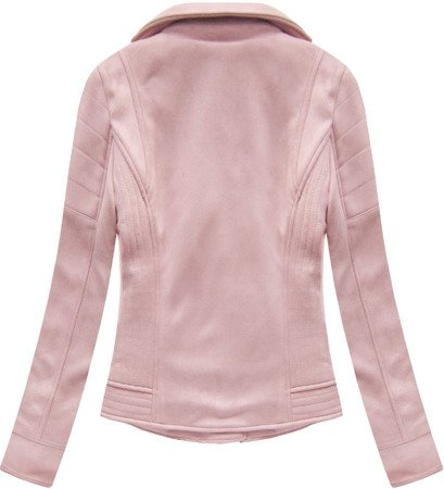 WOMEN'S SUEDE RAMONES WITH A POWDER -PINK FUR