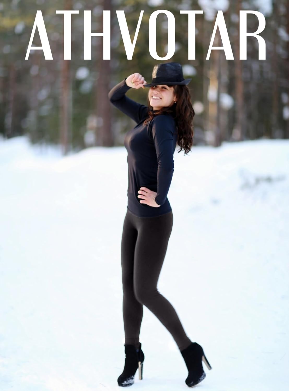 Fleece Lined Winter Warm Leggings for Women Thick Thermal Velvet Tights