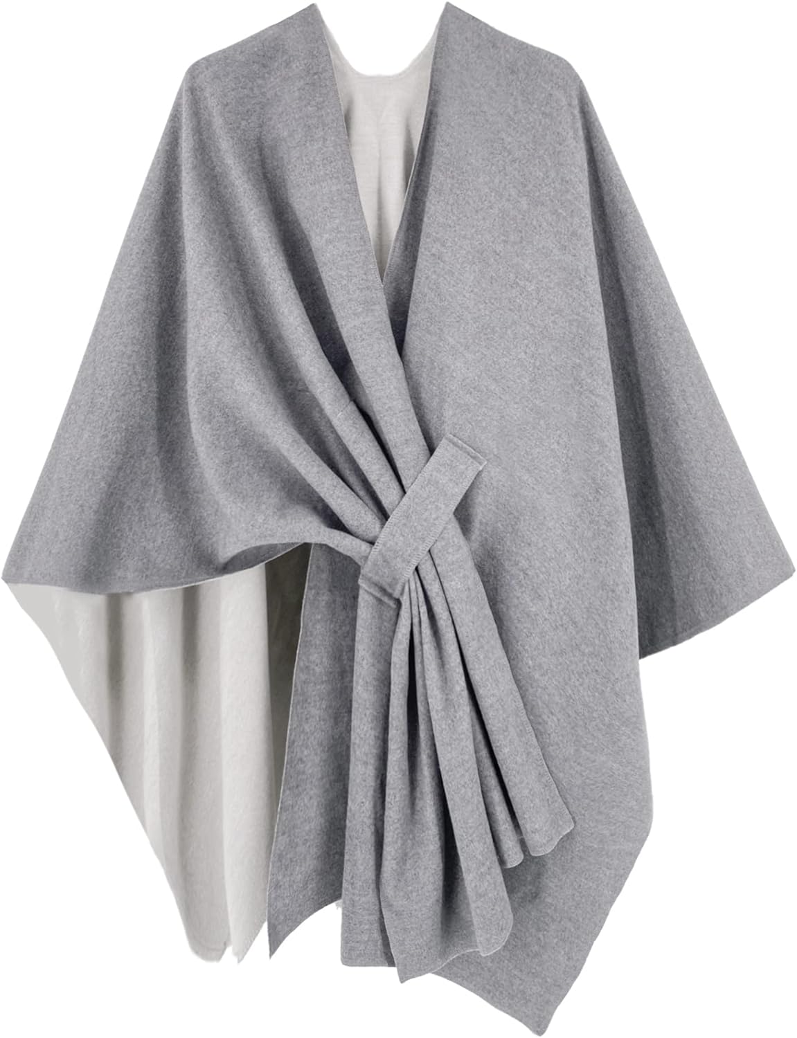 Women's Shawl Wrap Poncho Ruana Cape Open Front Cardigan Shawls for Fall Winter