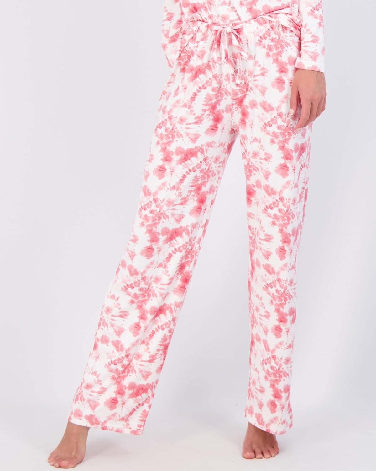 Real Essentials 2 Pack: Women’s Pajama Set Super-Soft Short & Long Sleeve Top With Pants (Available In Plus Size)