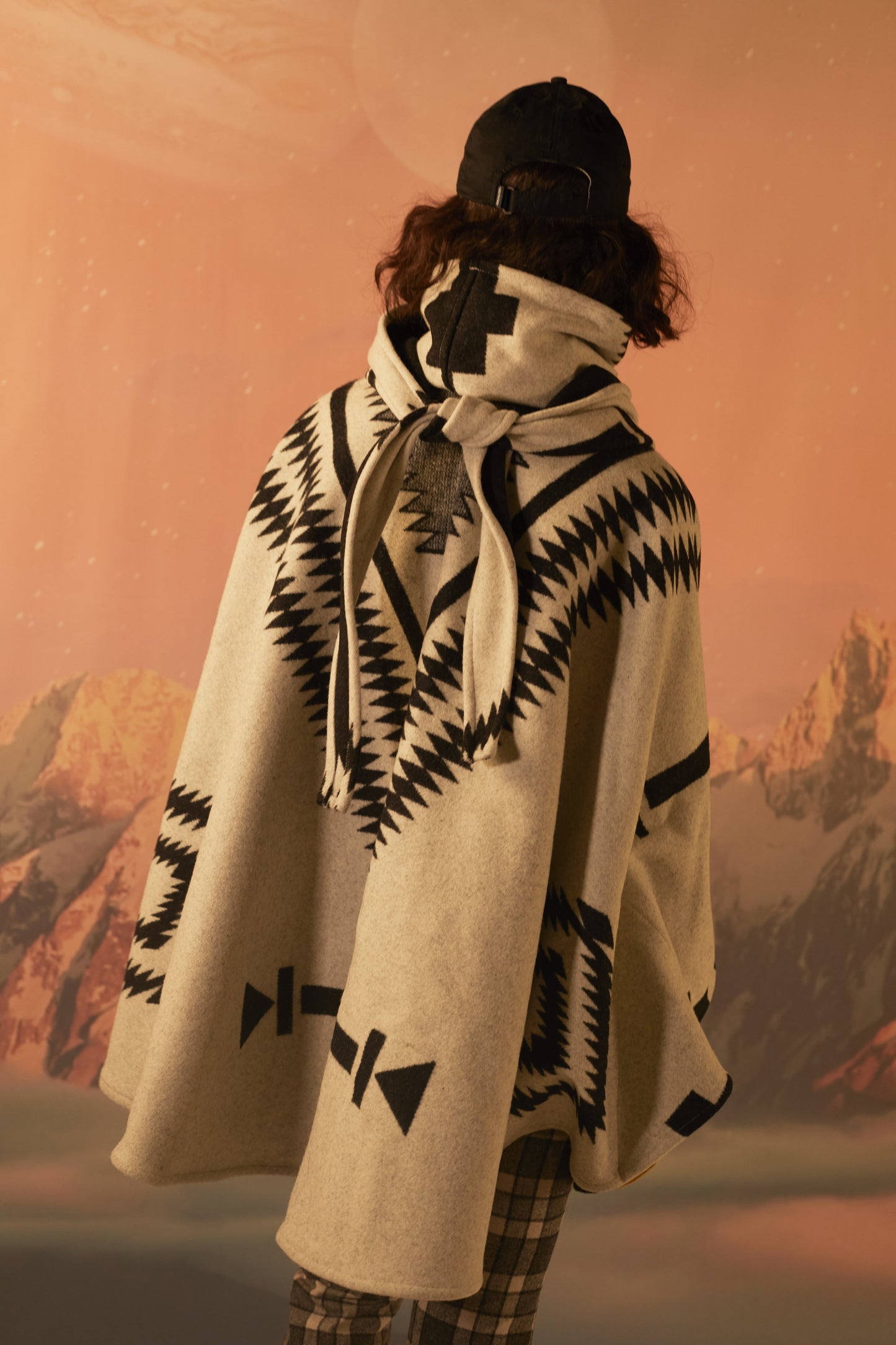 Los Ojos Mid-Length Cloak