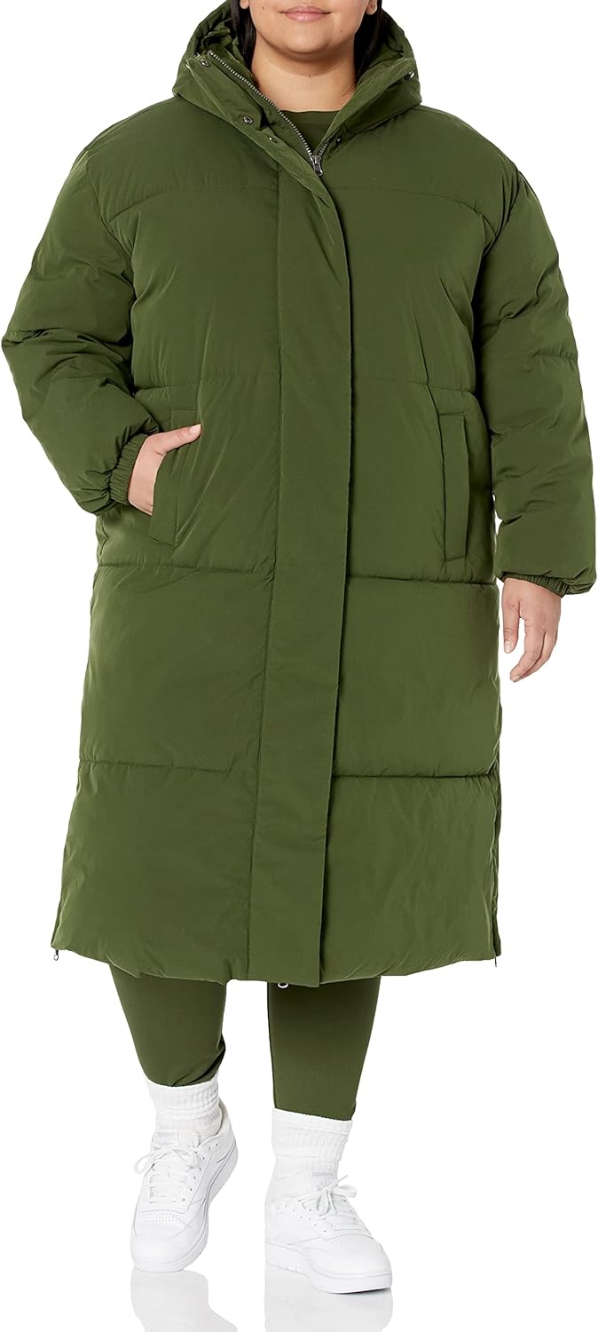 Women's Oversized Long Puffer Jacket (Available in Plus Size)