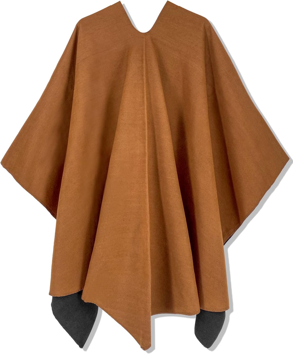Women's Shawl Wrap Poncho Ruana Cape Open Front Cardigan Shawls for Fall Winter