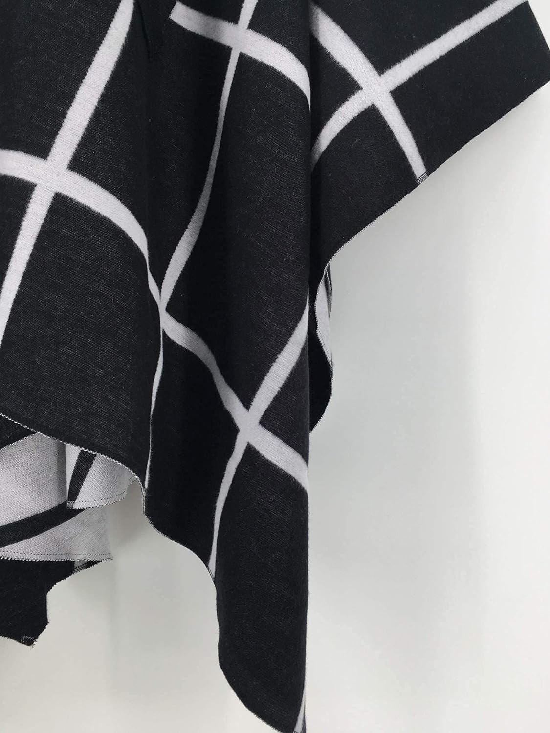 Women's Shawl Wrap Poncho Ruana Cape Open Front Cardigan Shawls for Fall Winter