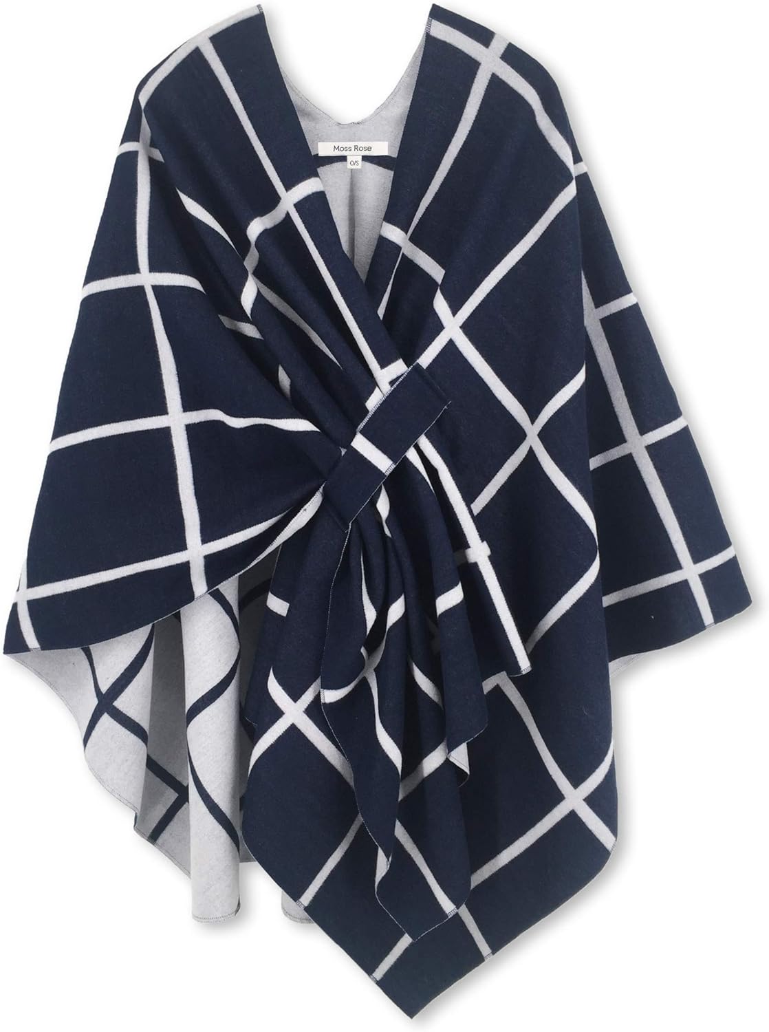 Women's Shawl Wrap Poncho Ruana Cape Open Front Cardigan Shawls for Fall Winter