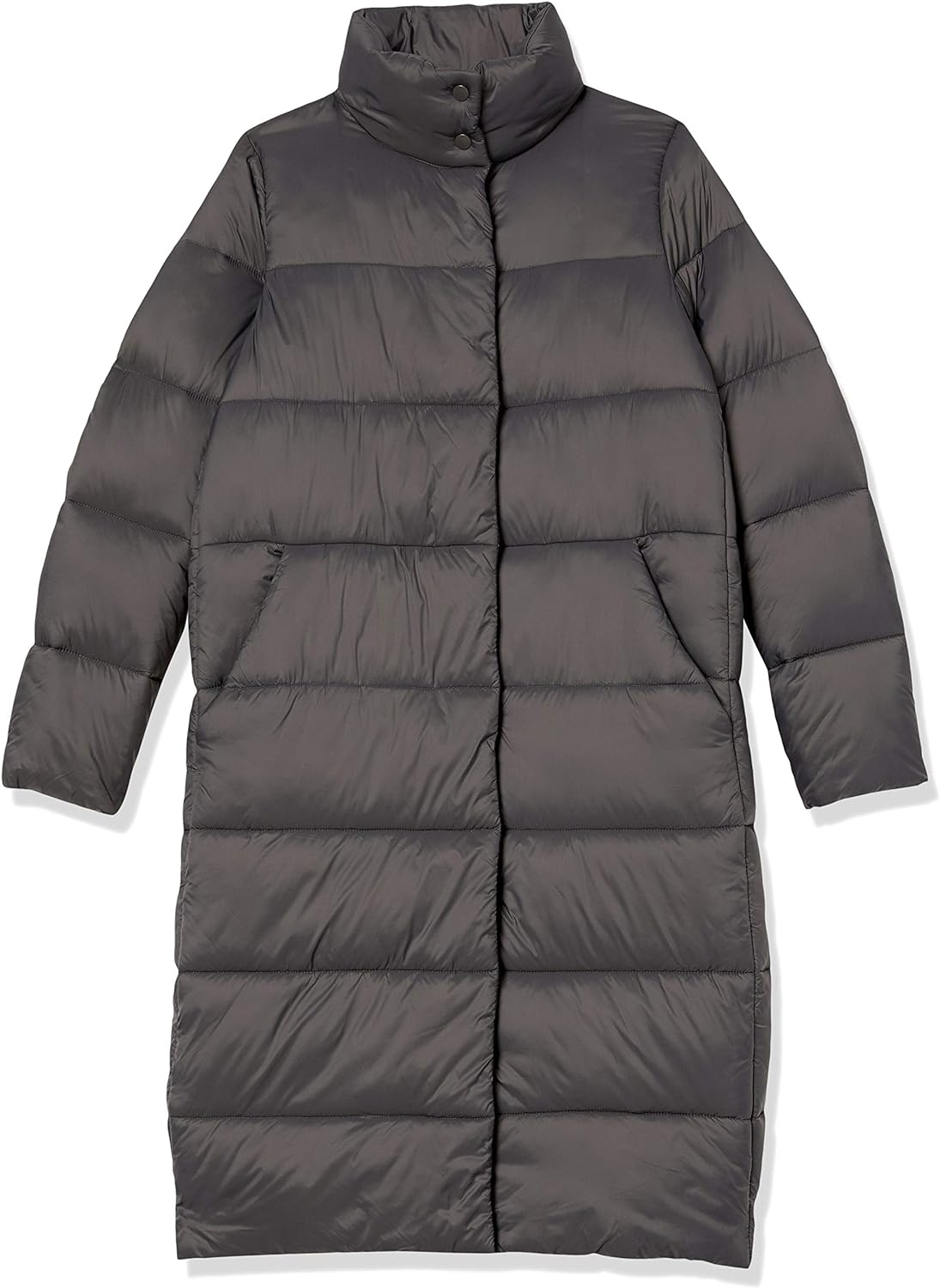 Women's Lightweight Water-Resistant Longer Length Cocoon Puffer Coat