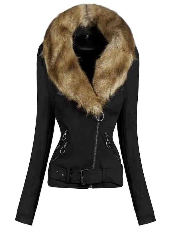 LEATHER JACKET JOZY black