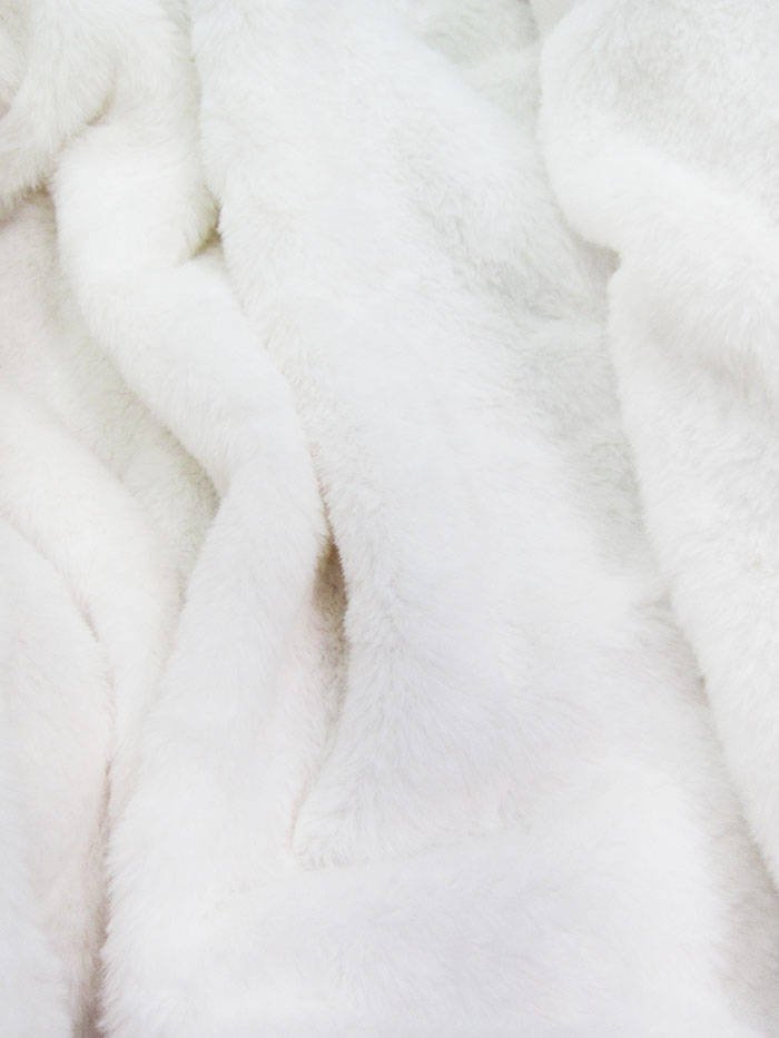 Denim jacket with fur