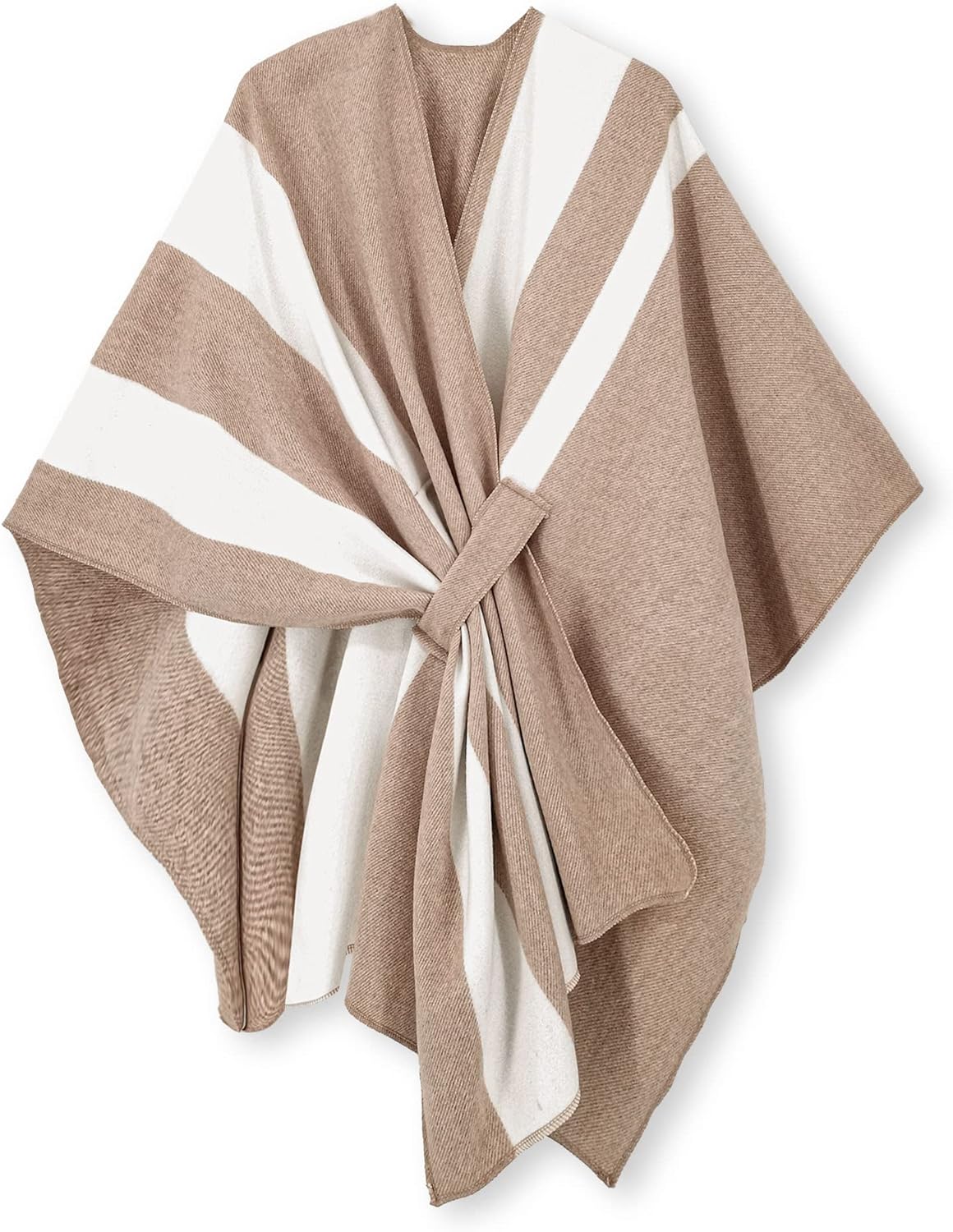 Women's Shawl Wrap Poncho Ruana Cape Open Front Cardigan Shawls for Fall Winter