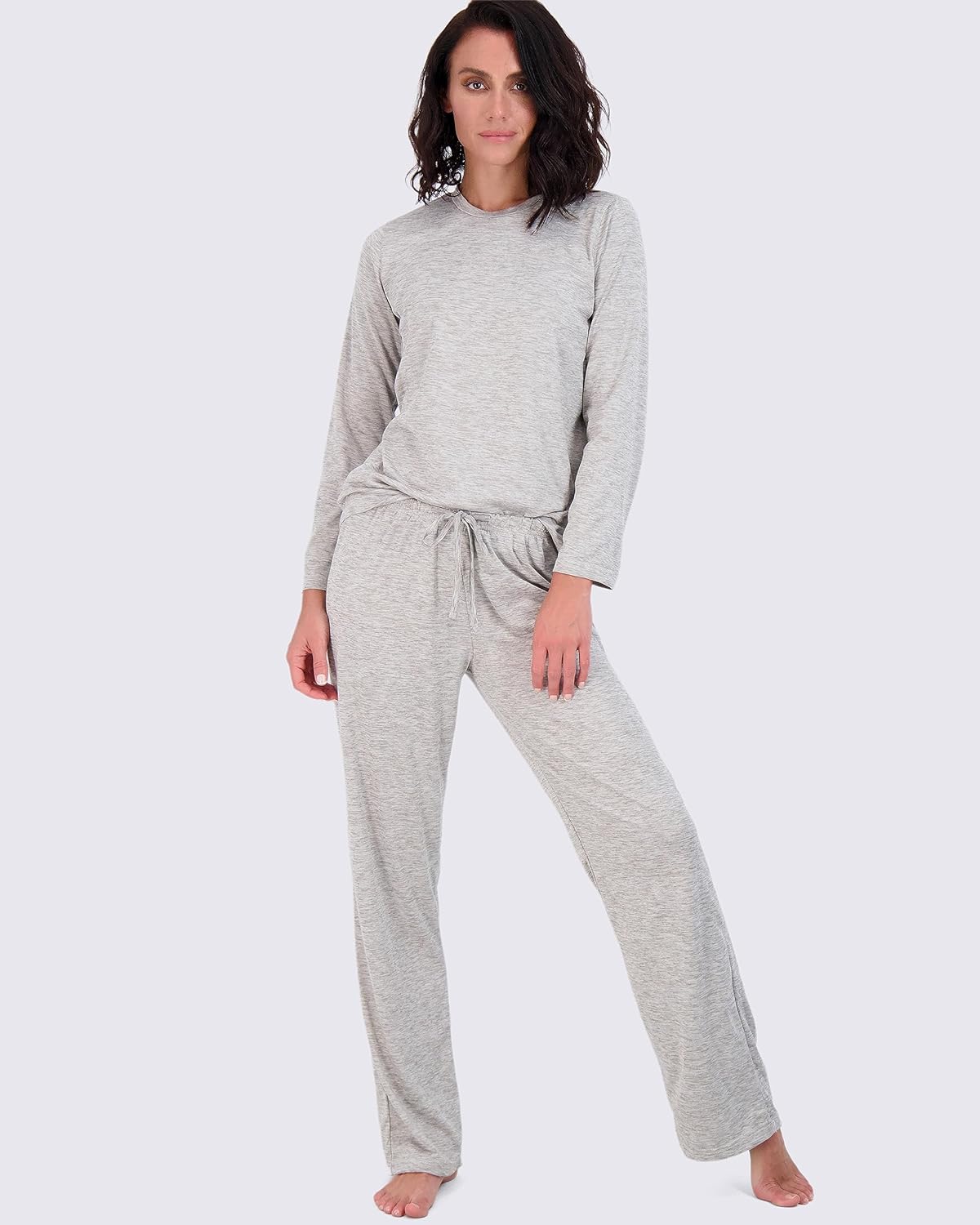 2 Pack: Women’s Pajama Set Super-Soft Short & Long Sleeve Top With Pants (Available In Plus Size)