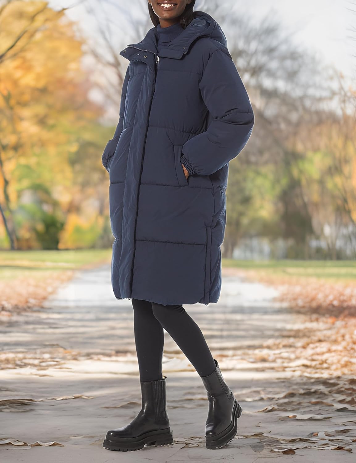 Women's Oversized Long Puffer Jacket (Available in Plus Size)