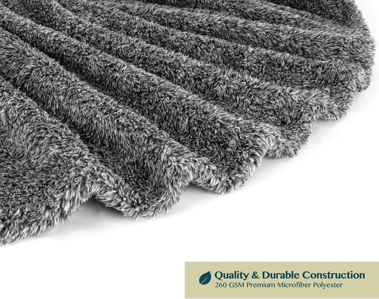 Premium Womens Plush Soft Robe Fluffy, Warm, Fleece Sherpa Shaggy Bathrobe