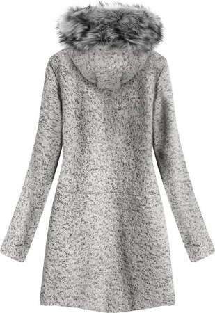 Light gray ladies short coat