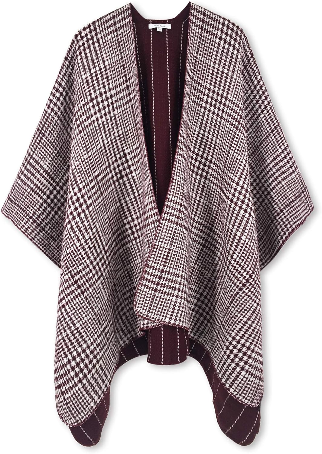 Women's Shawl Wrap Poncho Ruana Cape Open Front Cardigan Shawls for Fall Winter