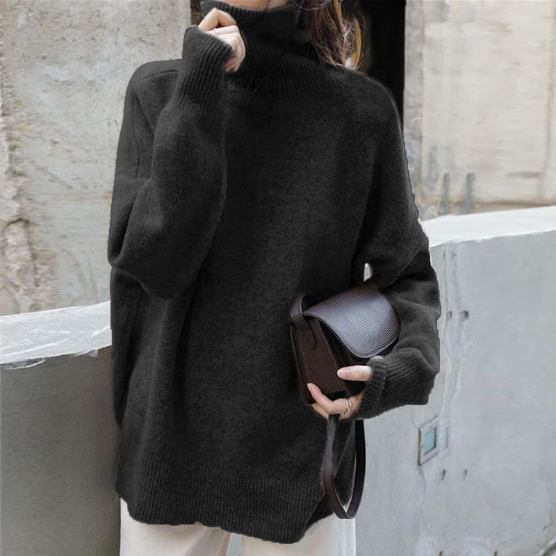 Casual Turtleneck Long Sleeve Sweater