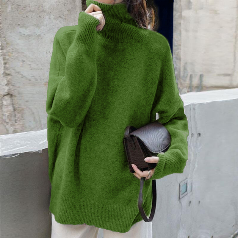 Casual Turtleneck Long Sleeve Sweater