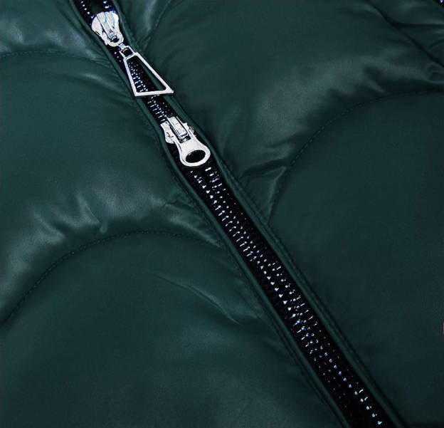 Dark green ladies winter jacket