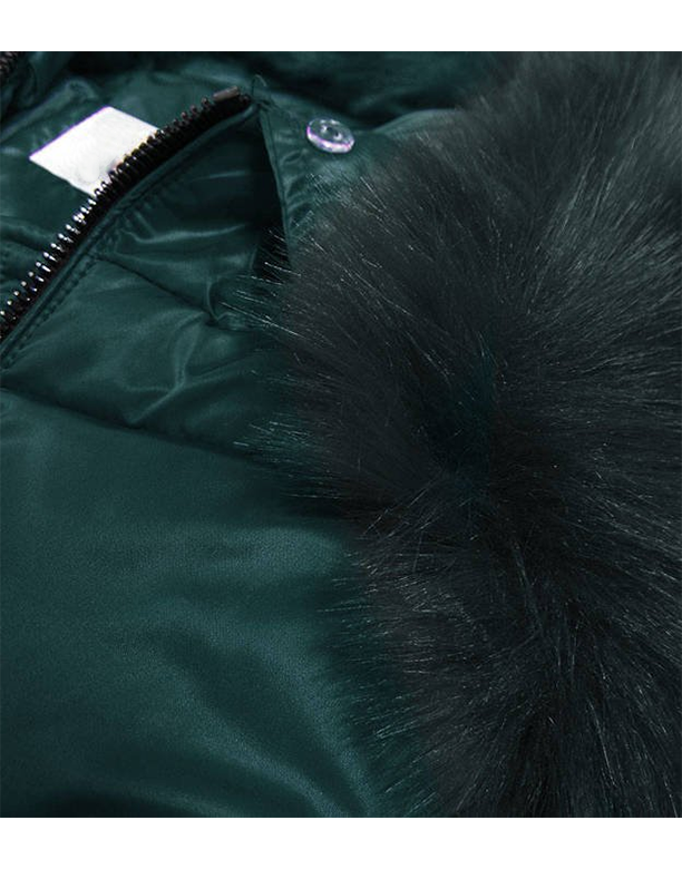 Dark green ladies winter jacket