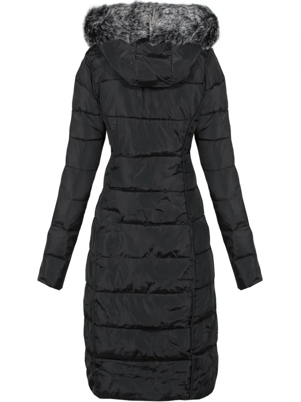 DOUBLE SIDED WINTER COAT SHARMAIN black
