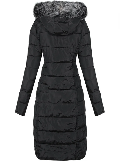 DOUBLE SIDED WINTER COAT SHARMAIN black