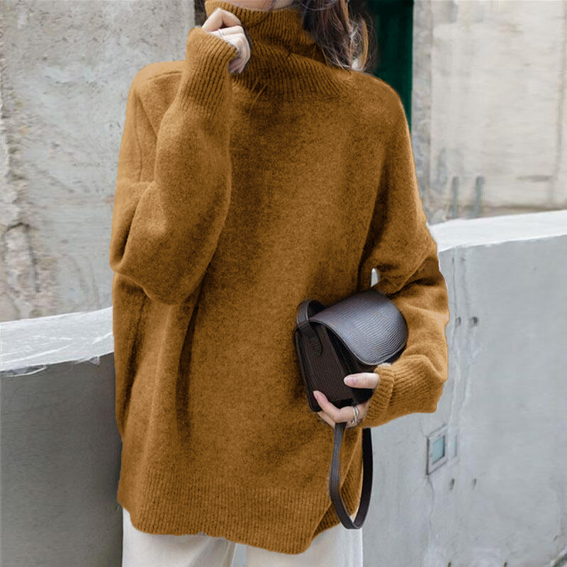 Casual Turtleneck Long Sleeve Sweater