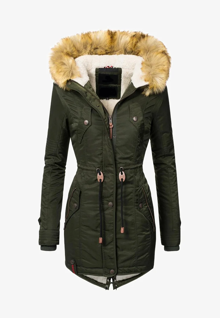 Women's padded parka coat Pink