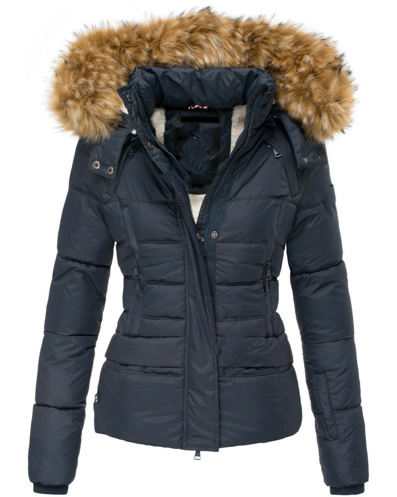 Women's winter short coat to keep warm