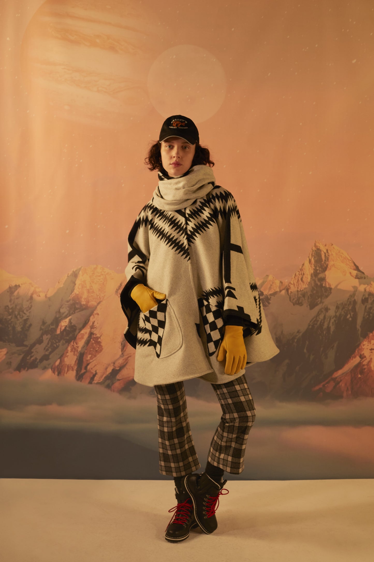 Los Ojos Mid-Length Cloak