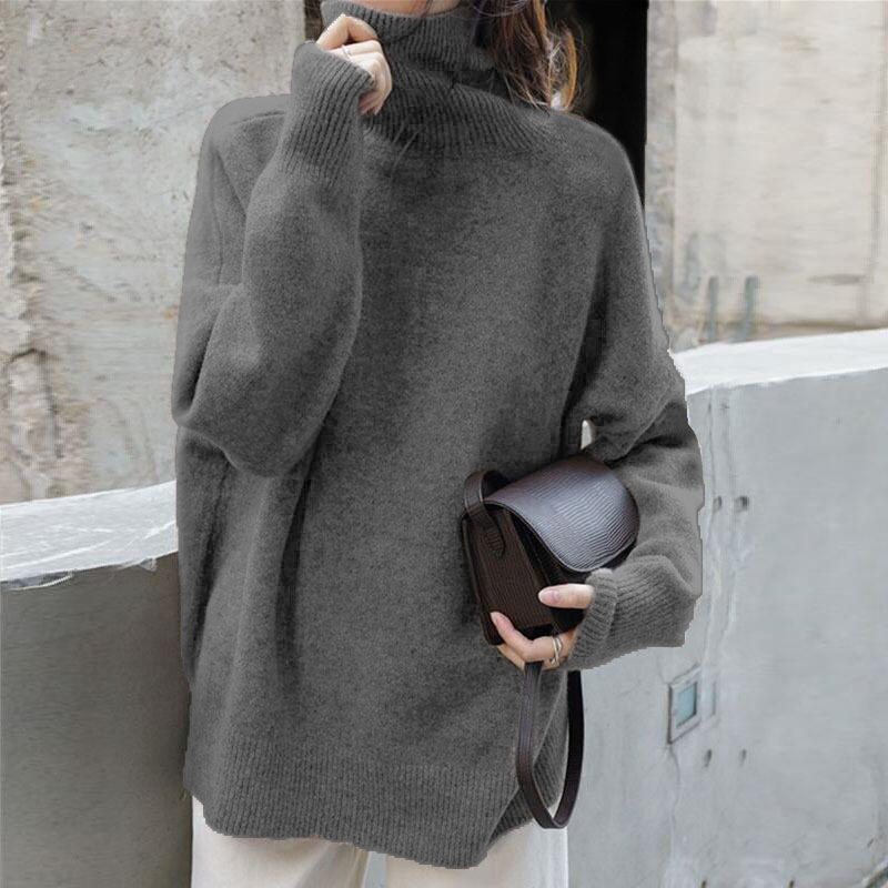 Casual Turtleneck Long Sleeve Sweater
