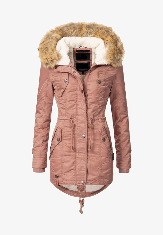 Women's padded parka coat Pink