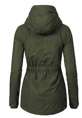 Women's Long Coat Windproof and Warm 3-in-1