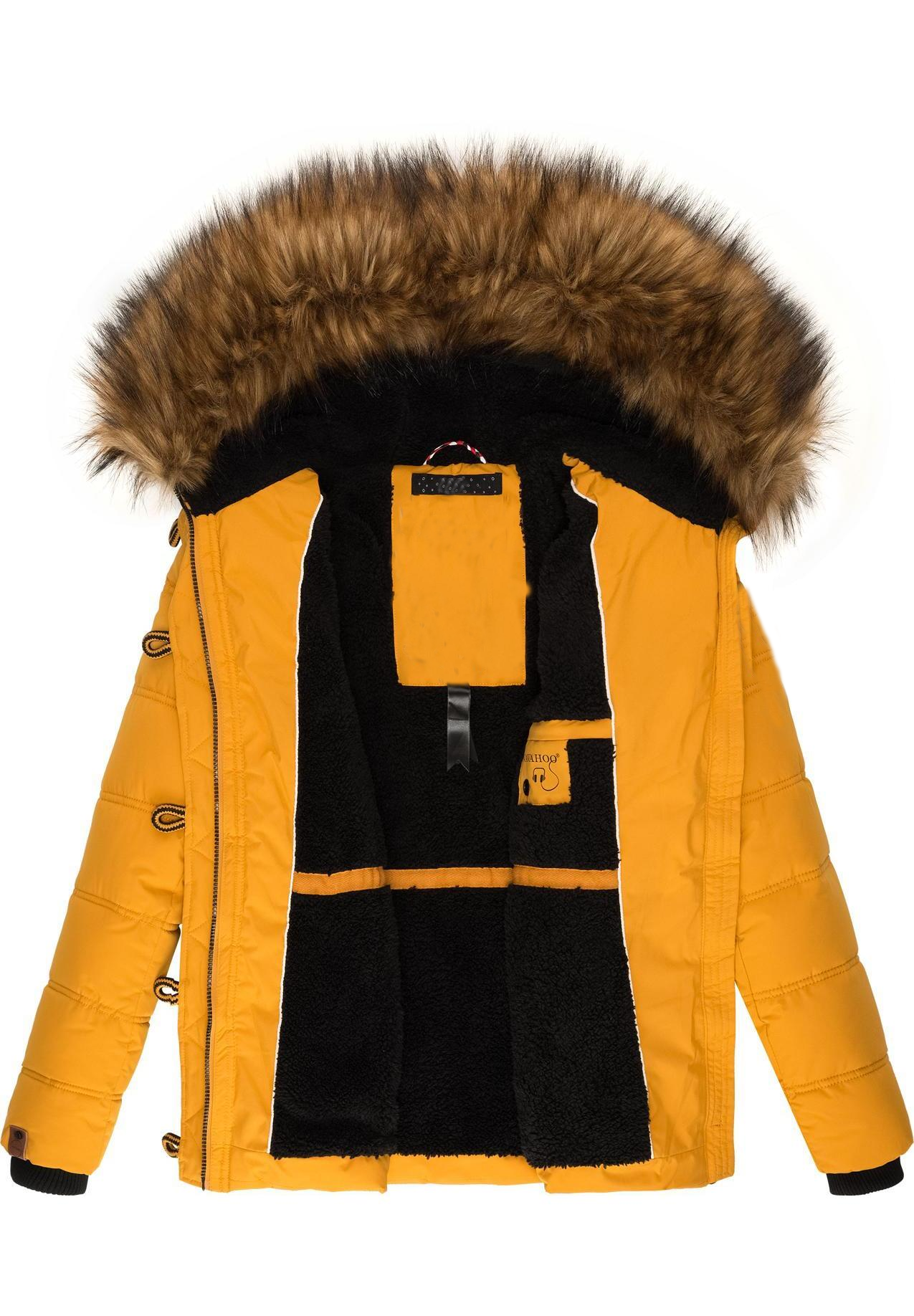 Women's windproof padded jacket Orange