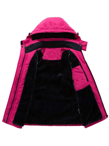 Women's waterproof winter warm ski jacket