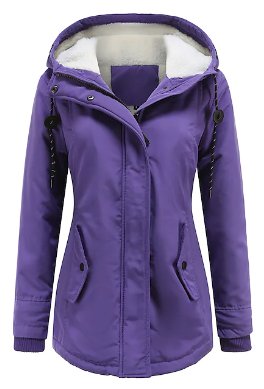 Women's Long Coat Windproof and Warm 3-in-1