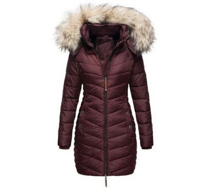 Fashion ladies parka coat C
