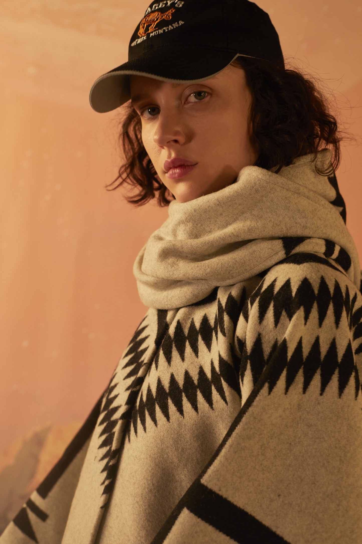 Los Ojos Mid-Length Cloak