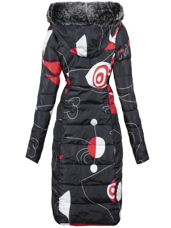 DOUBLE SIDED WINTER COAT SHARMAIN black