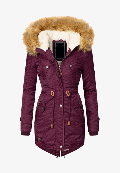 Women's padded parka coat Pink