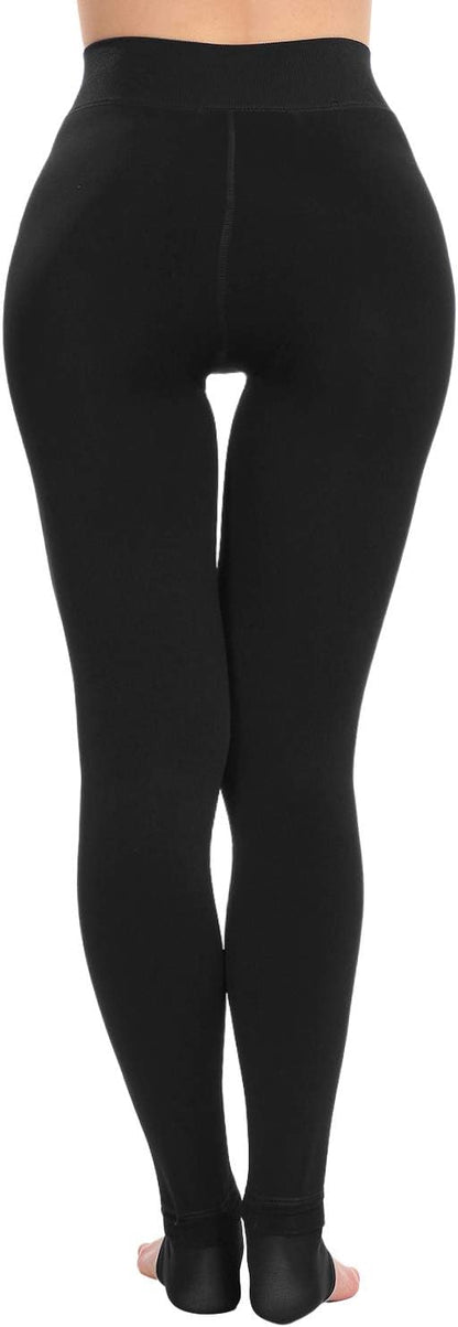 Fleece Lined Winter Warm Leggings for Women Thick Thermal Velvet Tights