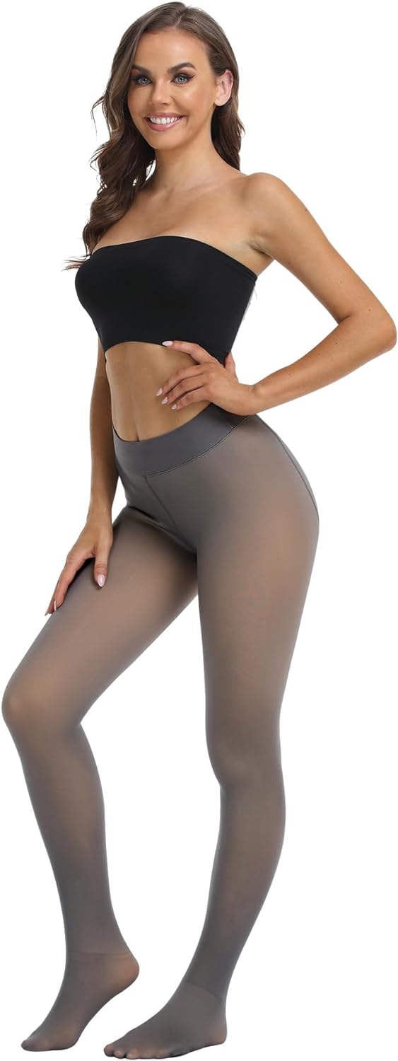 Fleece Lined Winter Warm Leggings for Women Thick Thermal Velvet Tights