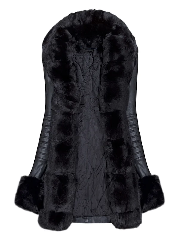 LEATHER JACKET TERRA black