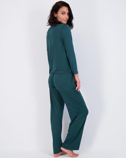 Real Essentials 2 Pack: Women’s Pajama Set Super-Soft Short & Long Sleeve Top With Pants (Available In Plus Size)