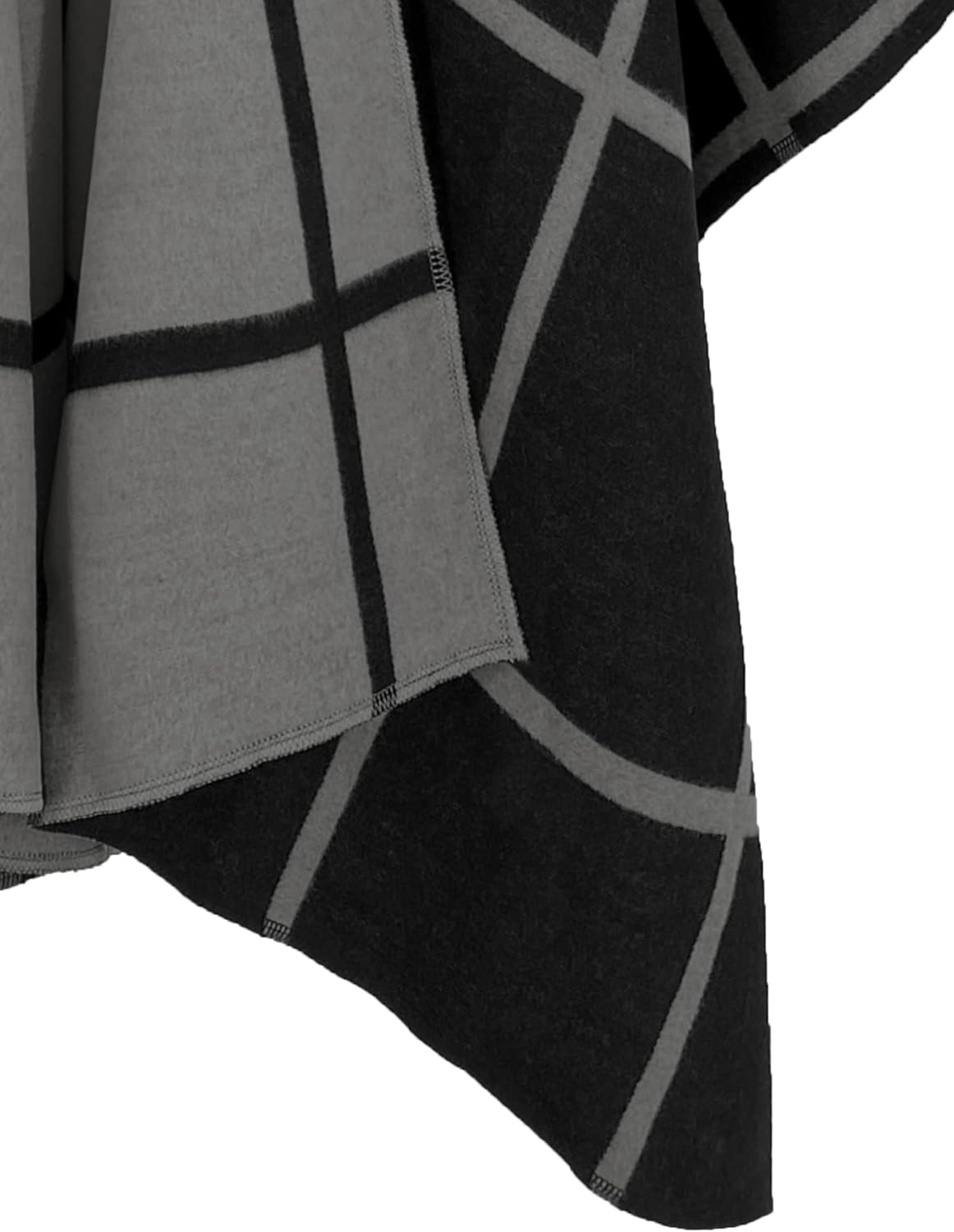 Women's Shawl Wrap Poncho Ruana Cape Open Front Cardigan Shawls for Fall Winter