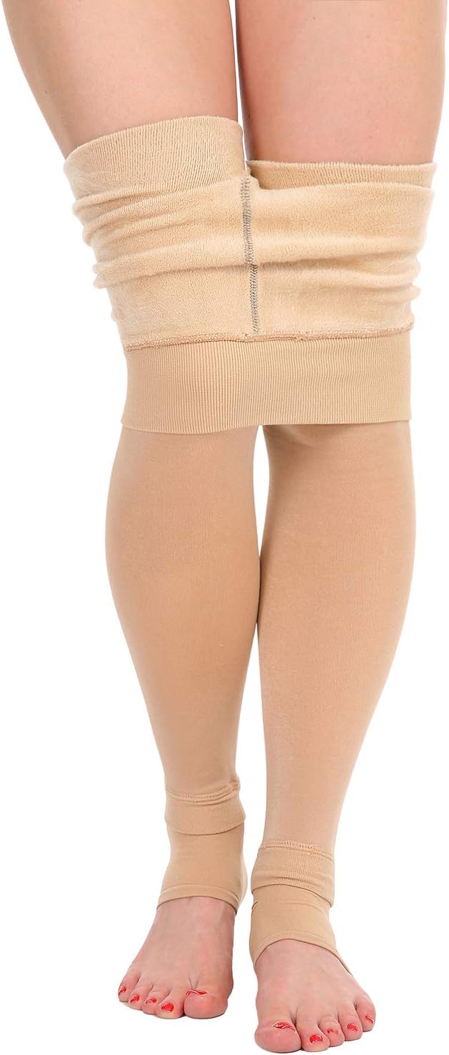 Fleece Lined Winter Warm Leggings for Women Thick Thermal Velvet Tights